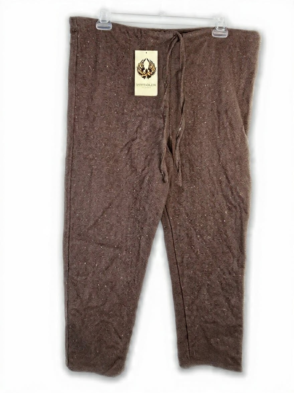 Renaissance Brown Drawstring Canvas Medieval Trouser Boho Unisex Gothic Fairy‎